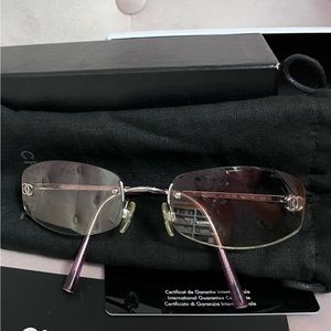 Vintage Chanel Pink 4002 Sunglasses as seen on Bella Hadid